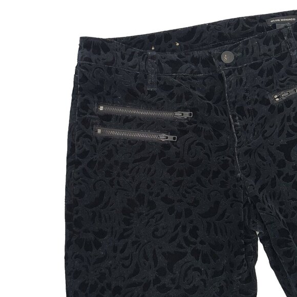 club monaco pants women black Velvet Damsk, size 4, dress pants - Picture 5 of 14